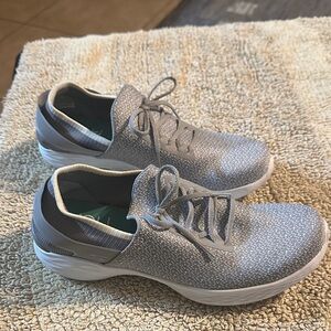 YOU BY SKECHERS WALK Gray Athletic Sneakers